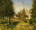 the pine trees of louveciennes 1870 Camille Pissarro